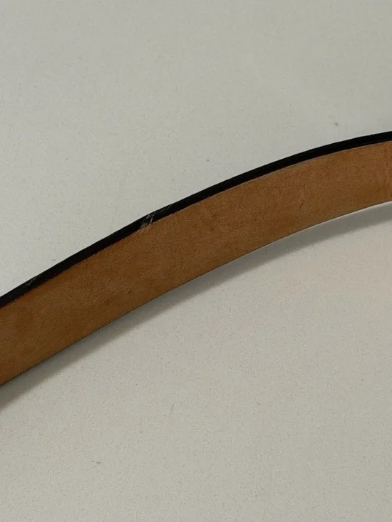 Louis Vuitton Brown Monogram Canvas Belt with Gold Square Buckle - Picture 5 of 8